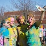 HOLI 2016 four students posing for selfie